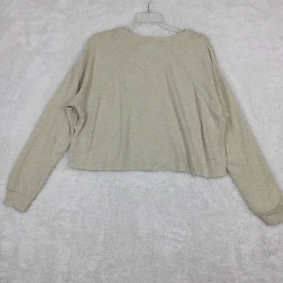 Bp Womens‎ Pullover Sweater Beige Long Sleeve Jewel Neck Tight Knit L New - Picture 2 of 8